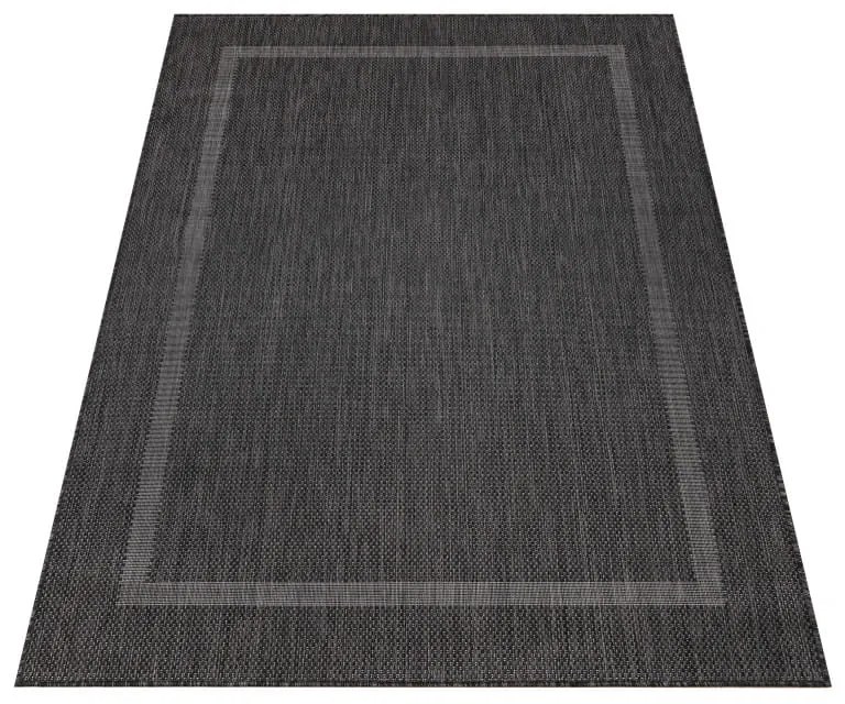 Dywan zewnętrzny Relax ramka czarny 200 cm x 290 cm