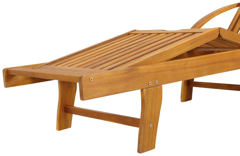 Leżak ogrodowy TAMI SUN, 195,5x69x85cm, naturalny brąz Jurhan