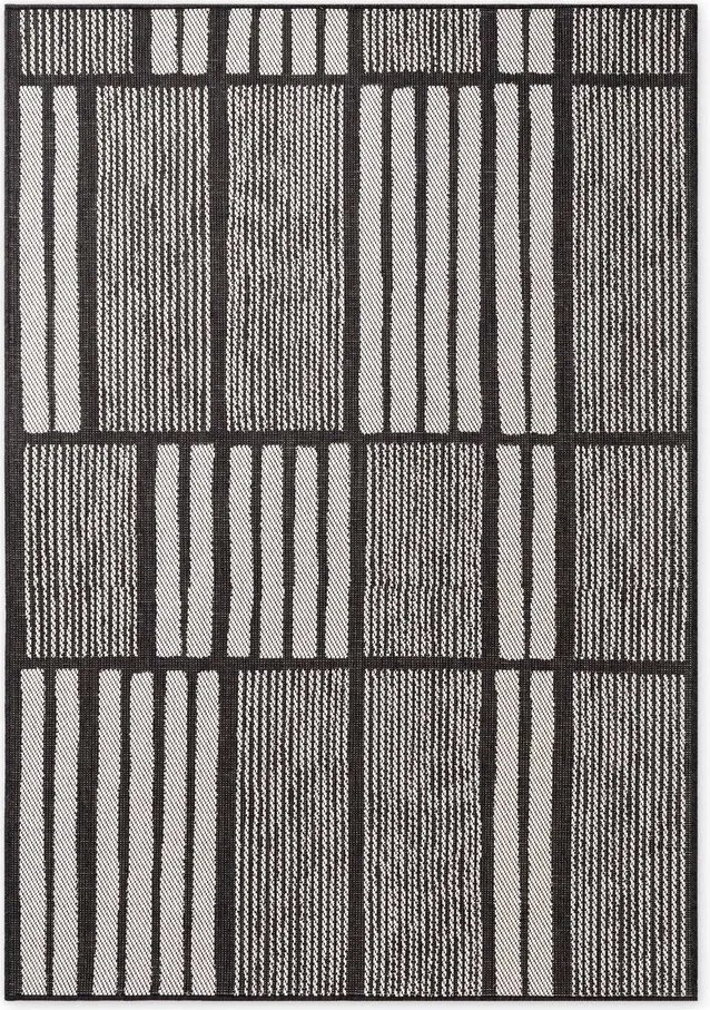 Czarno-kremowy dywan odpowiedni na zewnątrz 120x170 cm Haringey Allington – Ted Baker