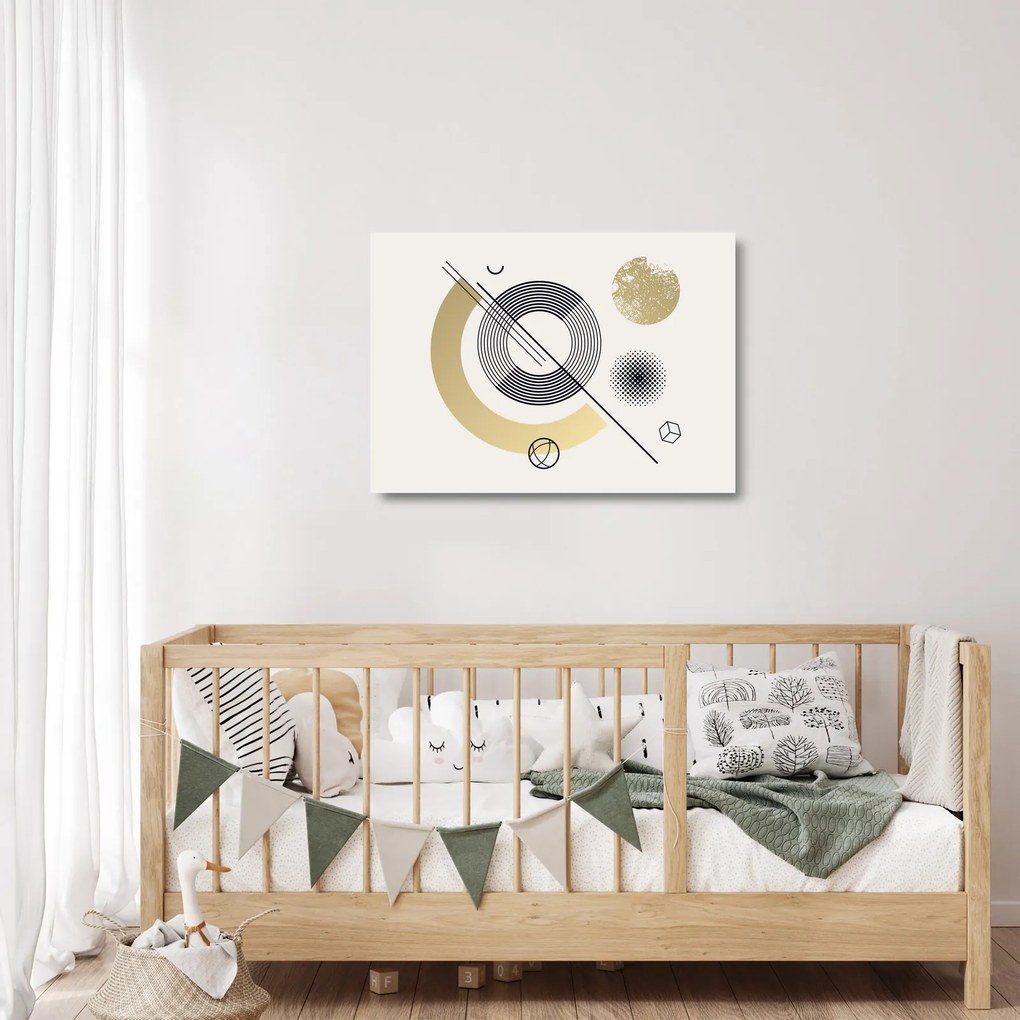 Obraz na szkle - Kształty geometryczne N⁰2 (70x50 cm)