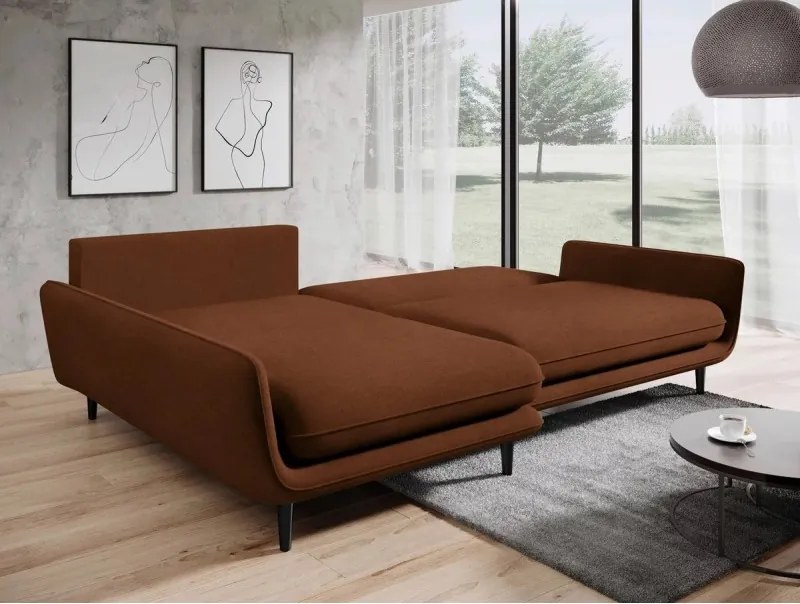 Narożnik SOLANO funkcja spania pojemnik poduszki WERSAL