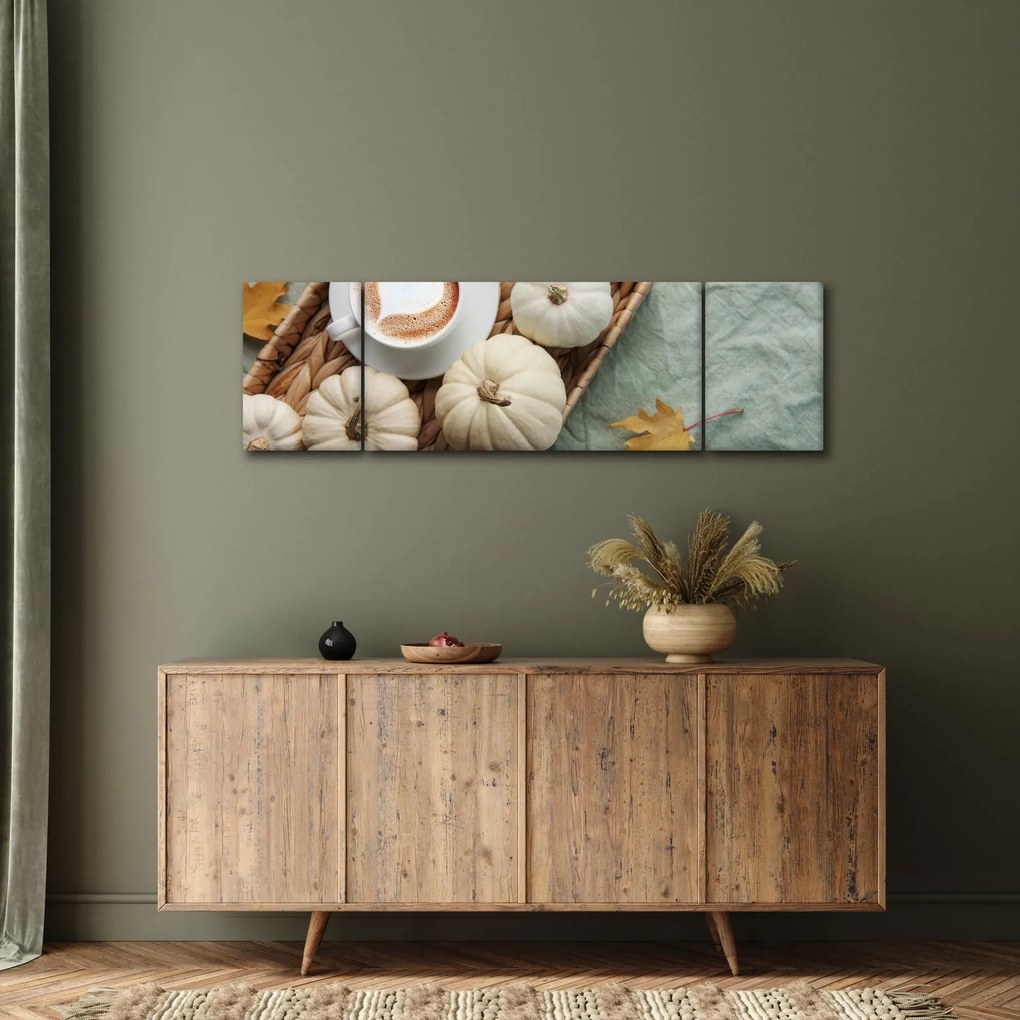 Obraz - Jesienny relaks (170x50 cm)