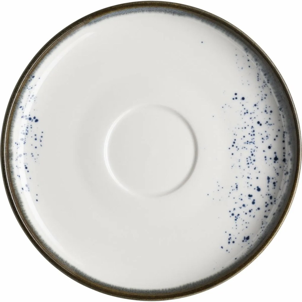Mäser Spodek do kawy Pintar Biały w niebieskiekropki 14 cm, L