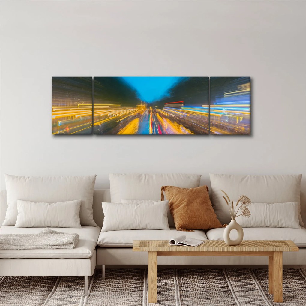 Obraz - Obraz abstrakcji (170x50 cm)