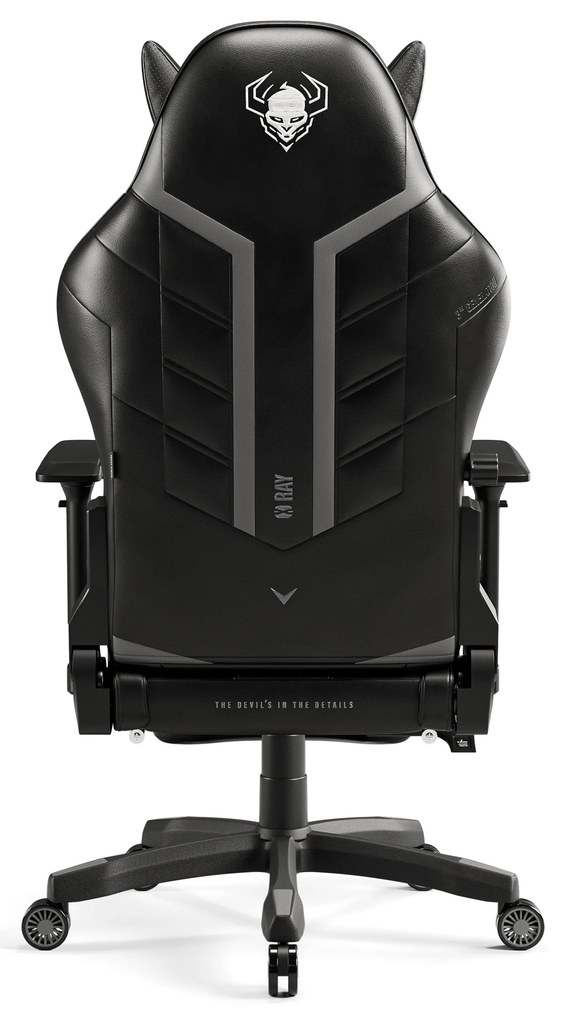 Fotel gamingowy Diablo X-Ray 2.0 Normal Size, czarno-szary