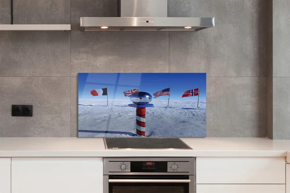 Panel szklany do Kuchni Brazylijski Sztandar