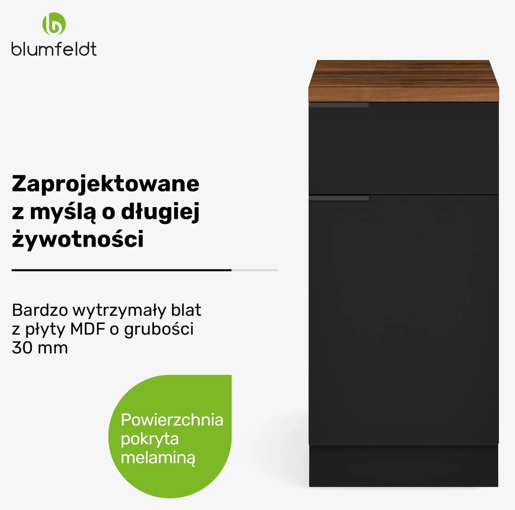 Blumfeldt WoodVista szafka z szufladami