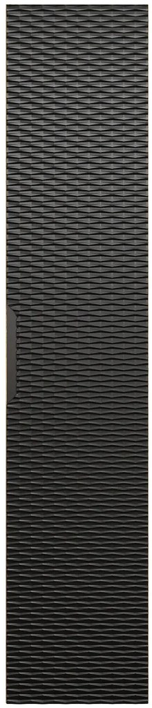 Czarny nowoczesny słupek łazienkowy Z0-D99