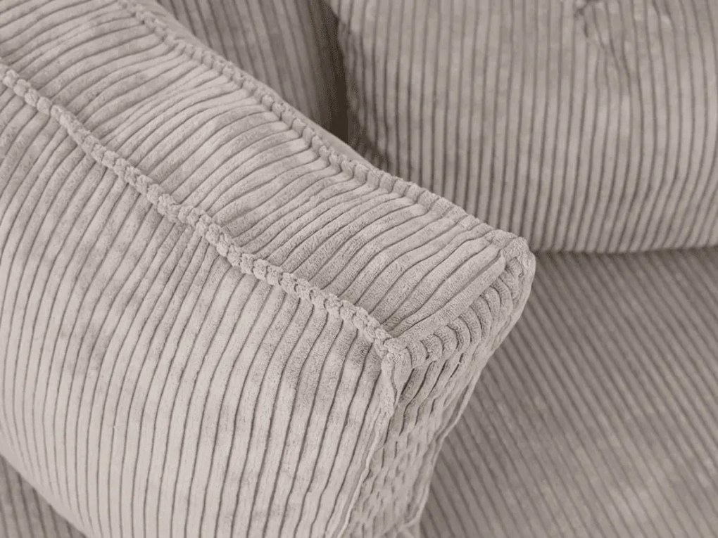 Jasnobeżowy narożnik w kształcie U SMART COSARO 295x140 cm