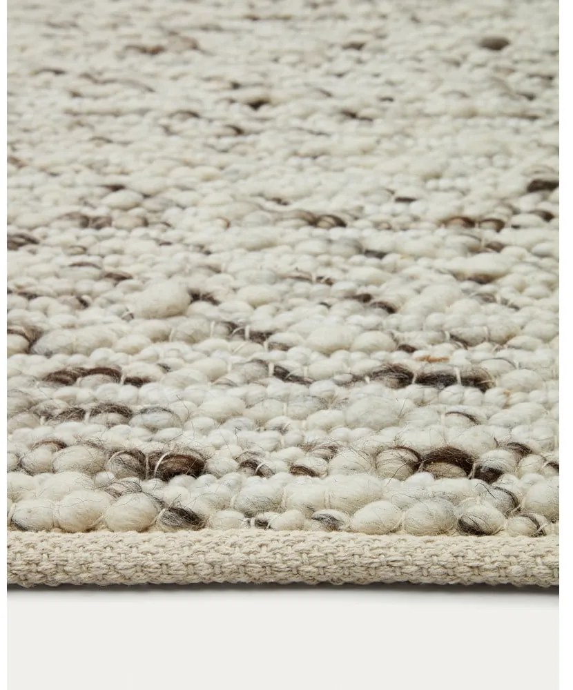 Kremowy dywan wełniany 200x300 cm Manilva – Kave Home