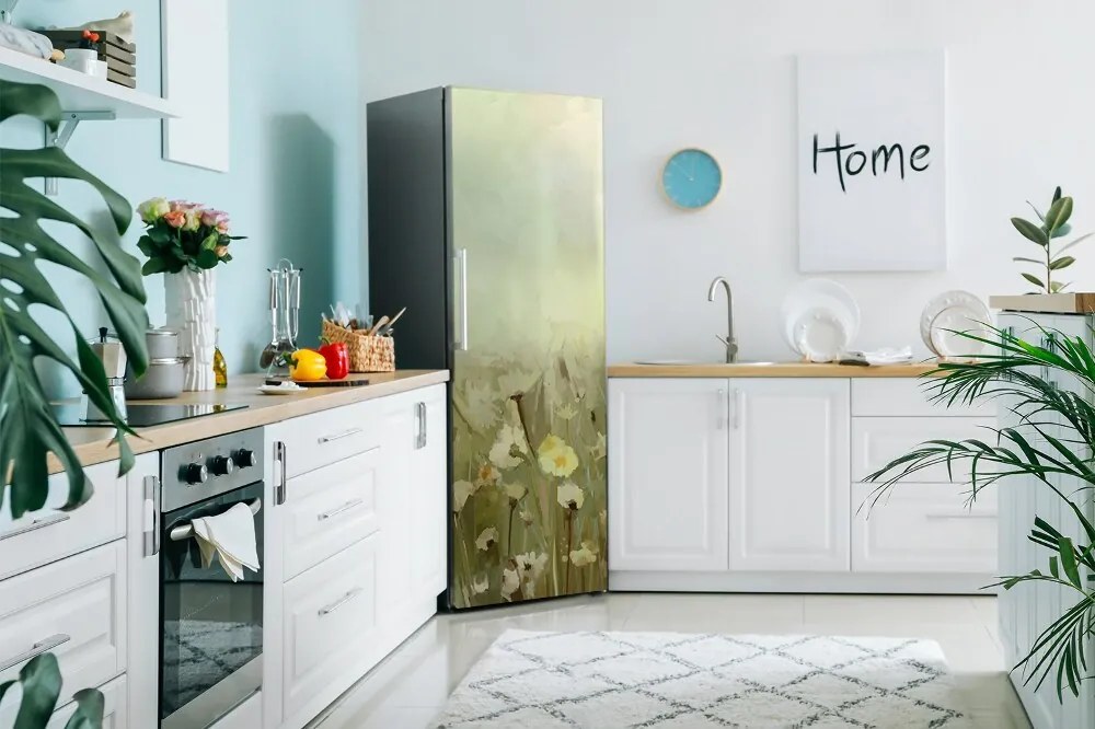 Osłona dekoracyjna na lodówkę Kwiaty polne