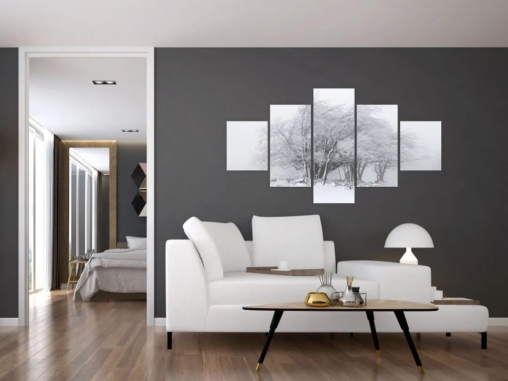 Obraz - Biała zima (125x70 cm)