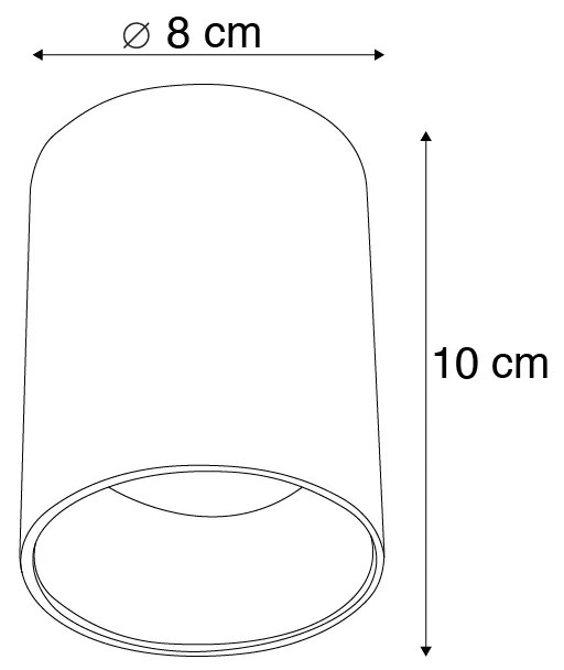 Inteligentny reflektor design biały w komplecie z żarówką GU10 WiFi - RondaDesignerski Oswietlenie wewnetrzne