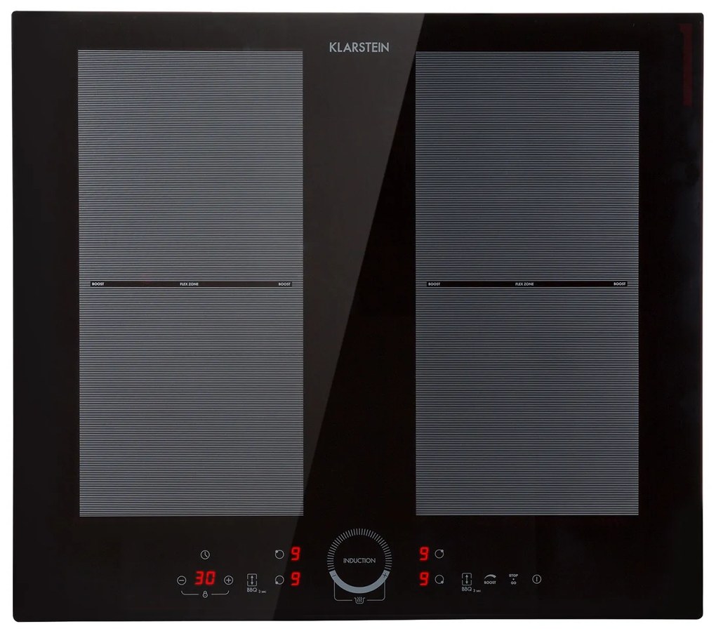Klarstein Delicatessa 60cm Płyta Indukcyjna 2StrefyFlex 4StrefyGotowania Czarny