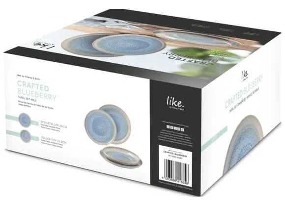 Porcelanowy zestaw talerzy 4 szt. Crafted Blueberry – like | Villeroy &amp; Boch