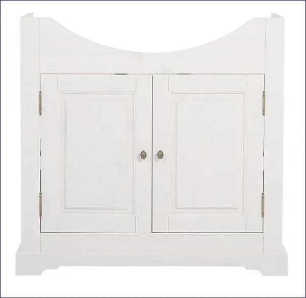 Biała szafka pod umywalkę K3-D39