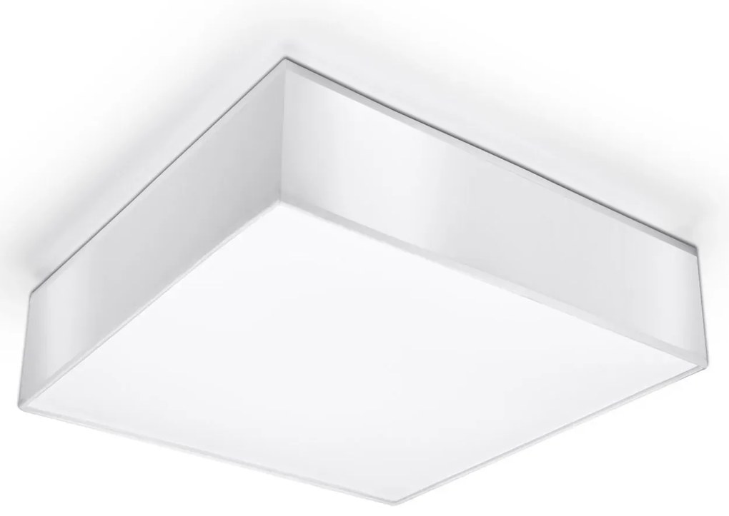 Elegancki kwadratowy plafon E796-Retos - biały