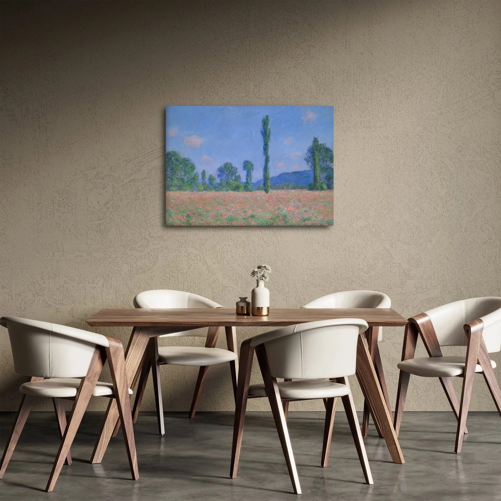 Obraz - Claude Monet, Poppy Field (Giverny), reprodukcje (70x50 cm)