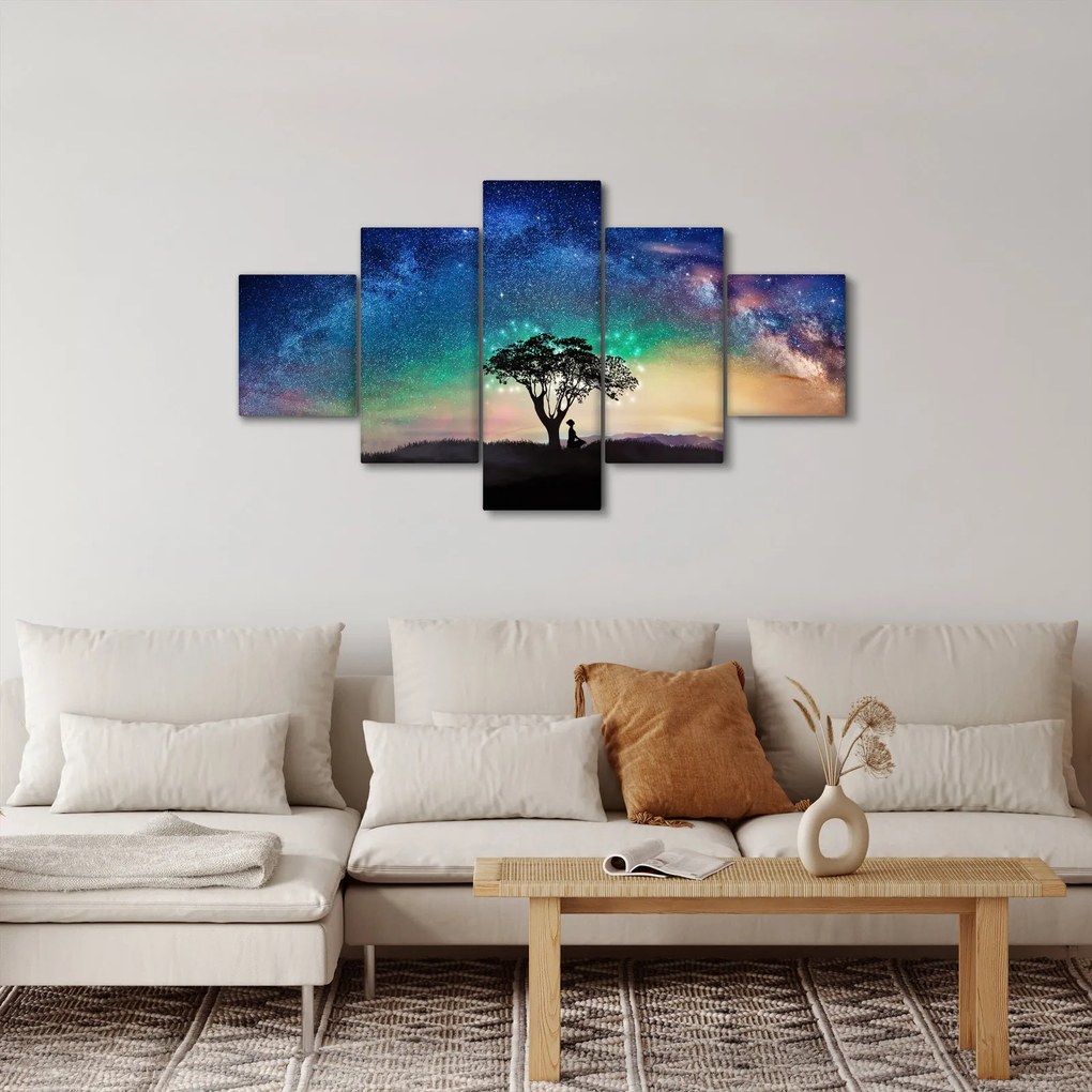 Obraz - Odpoczynek pod gwiazdami (125x70 cm)