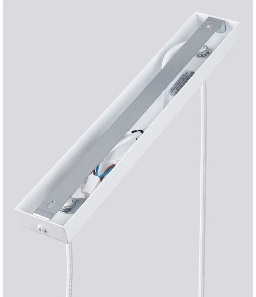 Biała lampa wisząca Gleam – Sollux