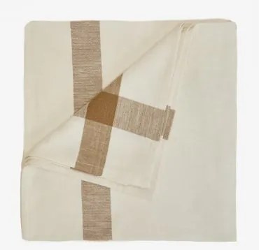 Obrus Bawełniany Mirela 170x250 Cm Moka Brown - Sklum