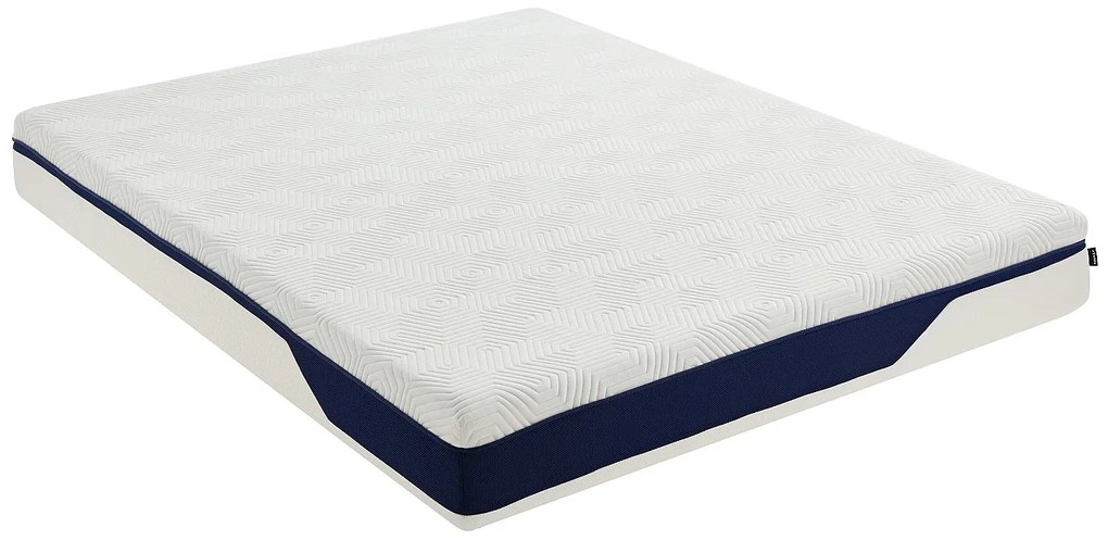 Materac 160 x 200 cm z pianki HD 7 stref i zdejmowana warstwa żelowa z pamięcią kształtu gr. 22 cm - FAGANI od YSMÉE