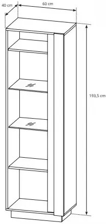 Zestaw białych mebli do pokoju L4-T53