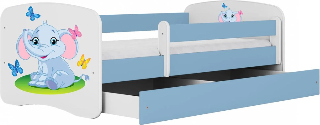 Łóżko dla chłopca z materacem mix 80x160 W4-L21