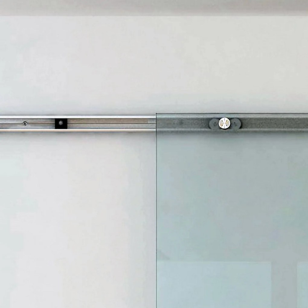 HOMCOM Drzwi Przesuwne Szklane Matowe 775 900 1025 x 2050 mm Nowoczesny Design do Wnętrz | Aosom PL