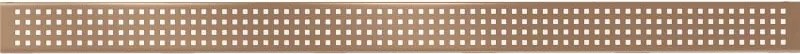 Mexen Flat M08 maskownica do odpływu liniowego 80 cm, miedź szczotkowana - 1C25080