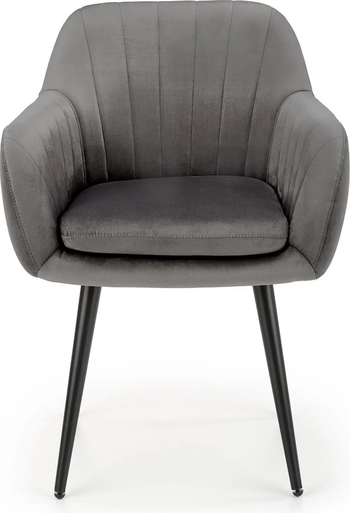 Velvetowy fotel jadalniany K429