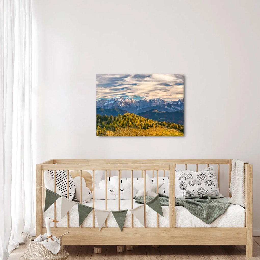 Obraz - panorama górska (70x50 cm)