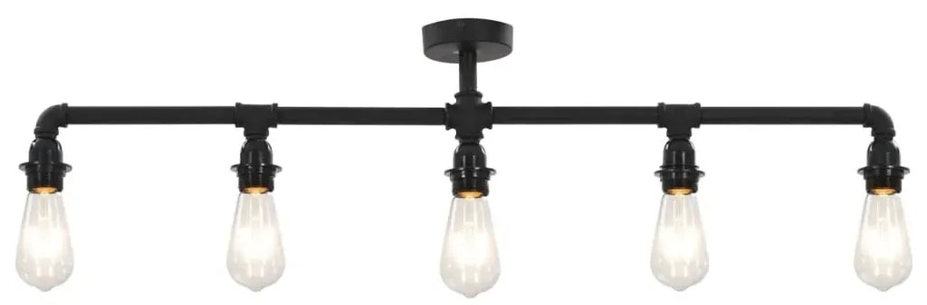 Czarna lampa sufitowa industrialna - 23X EX176 R9-Z59