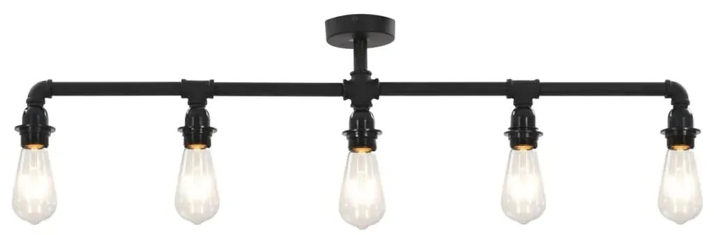 Czarna lampa sufitowa industrialna - EX176-Vicky