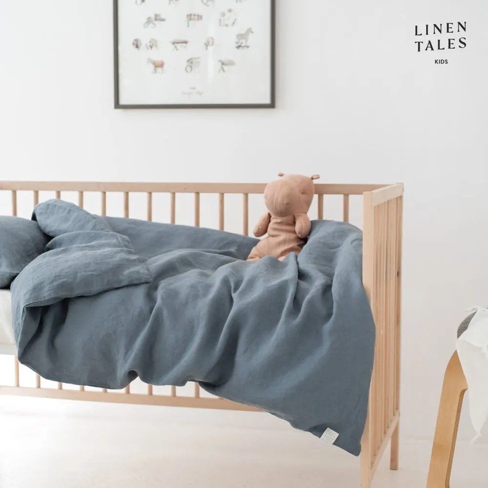 Lniana pościel dziecięca do łóżeczka 100x140 cm – Linen Tales