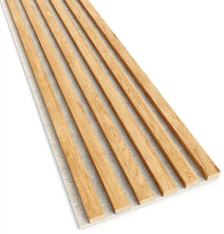 Akustyczne panele lamelowe 2 szt. dąb naturalny H5-H79