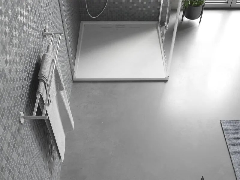Mexen Amon brodzik kwadratowy SMC 80 x 80 cm, biały - 4F108080