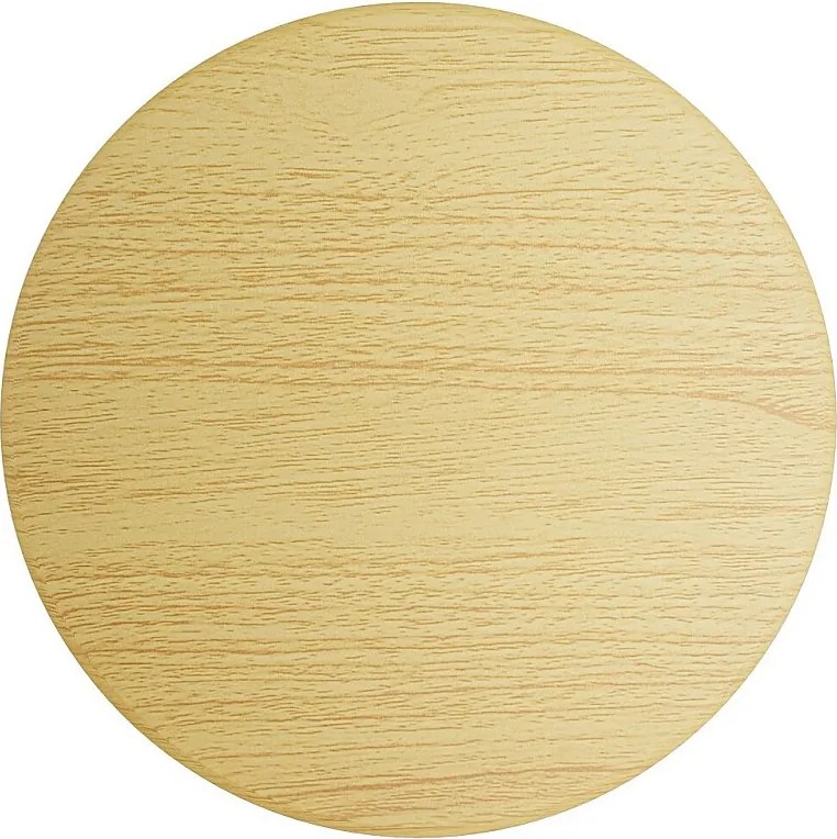 Mac Wall XL Wood - lampa ścienna LED 20 W z przełącznikiem CCT 2700 K/3200 K/4000 K w kolorze aluminium, 360-stopniowa - Beneito & Faure