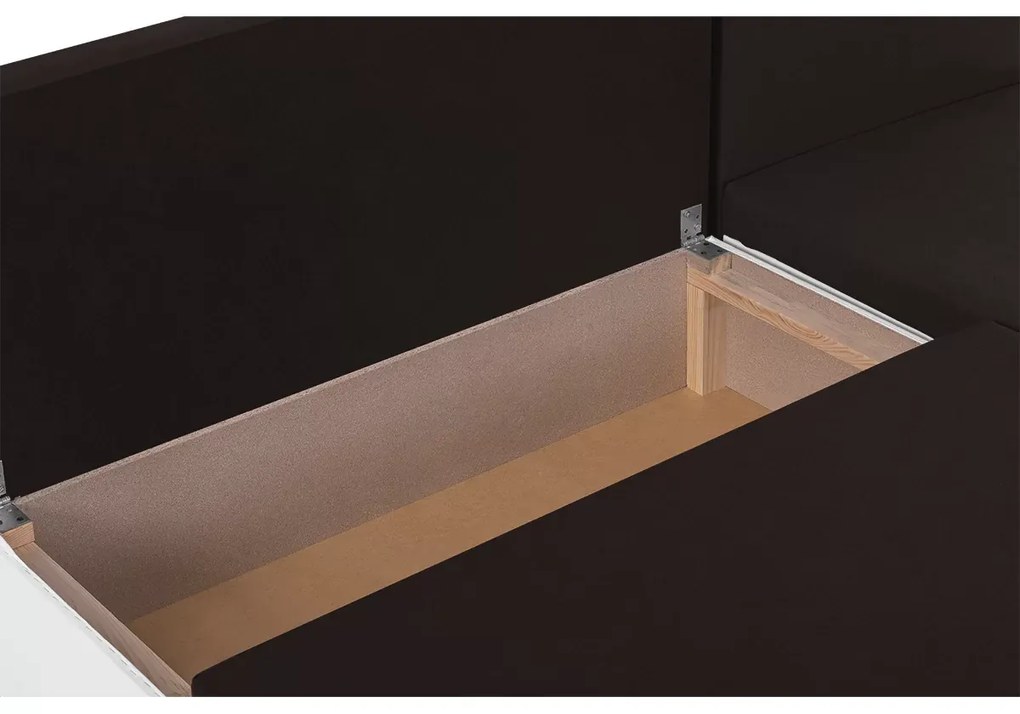 MEGA OKAZJA Narożnik z funkcją spania Polo Alova 68/01 Brązowy/Biały