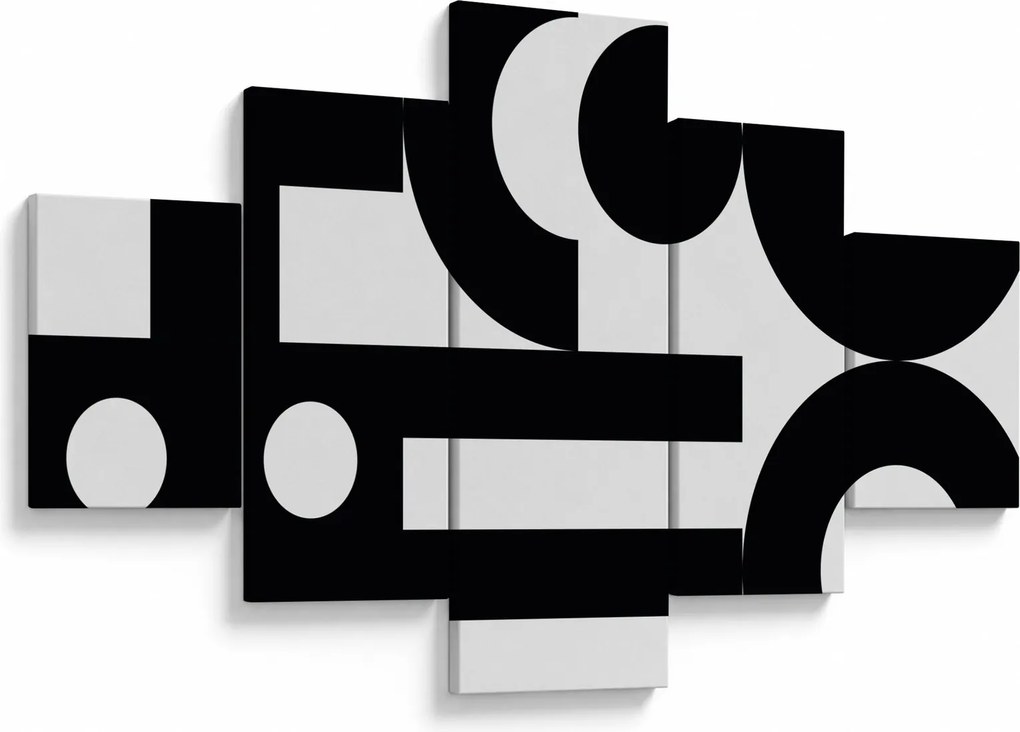 Obraz - Abstrakcja geometryczna N⁰3 (125x70 cm)