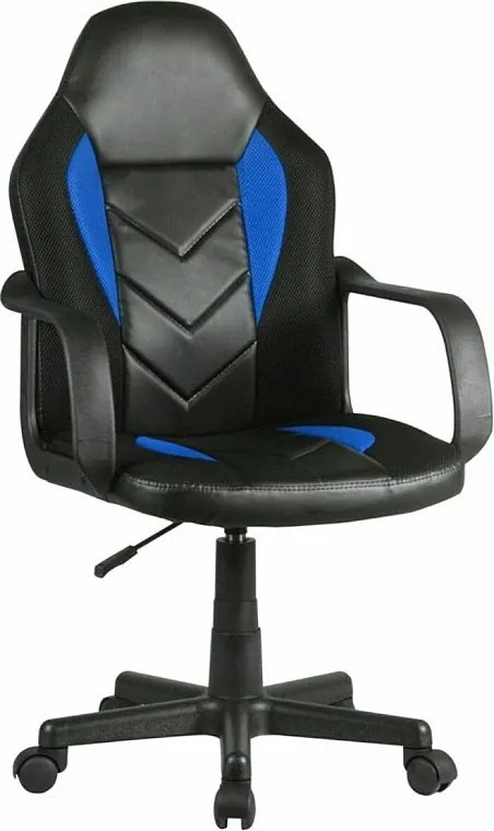 Fotel Gamingowy dla dzieci C18 Czarno Niebieski