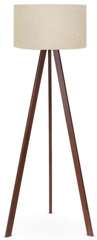 Lampa stojąca AYD 1xE27/60W/230V beżowo-brązowa