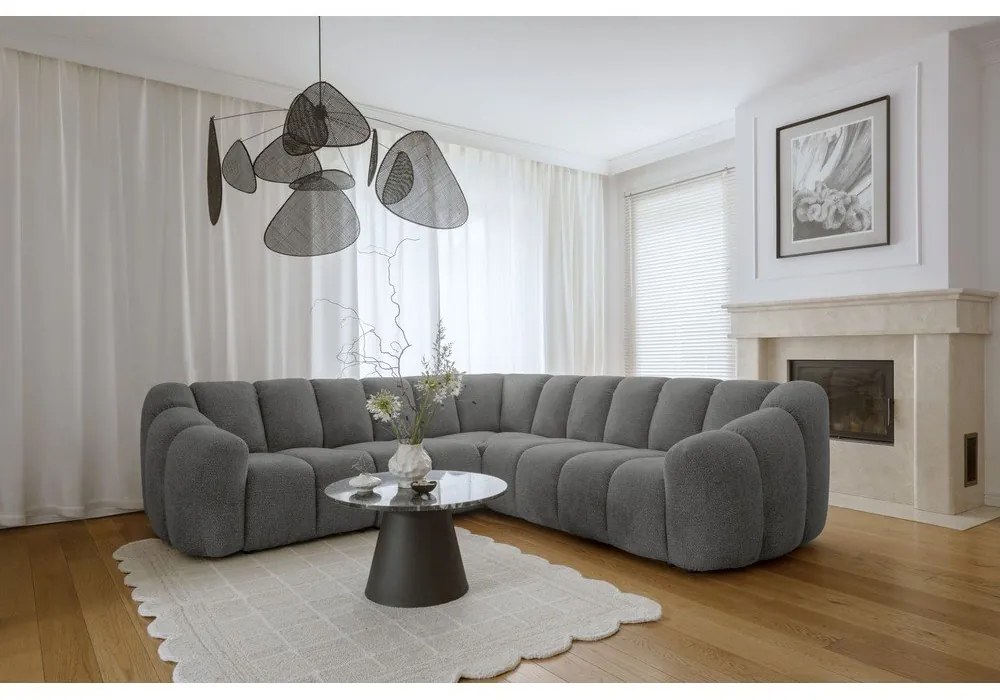 Szary narożnik Shell – Miuform