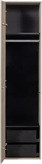 Kremowa szafa modułowa z litego drewna sosnowego 150x200 cm Daily – vtwonen