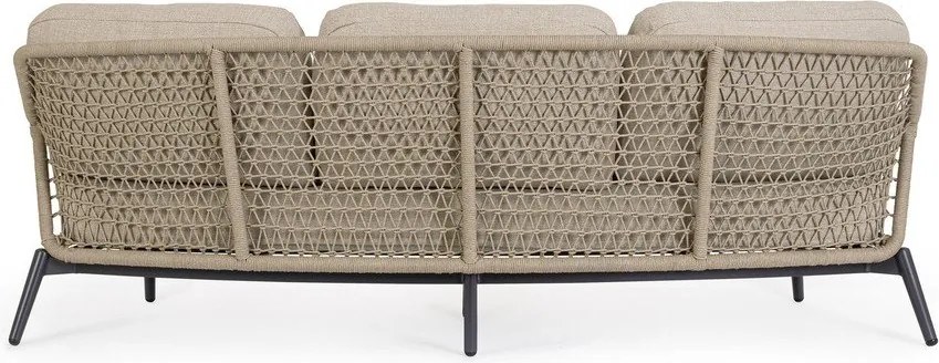 Jasnobrązowa sofa ogrodowa z litego drewna akacjowego Eulero – Bizzotto