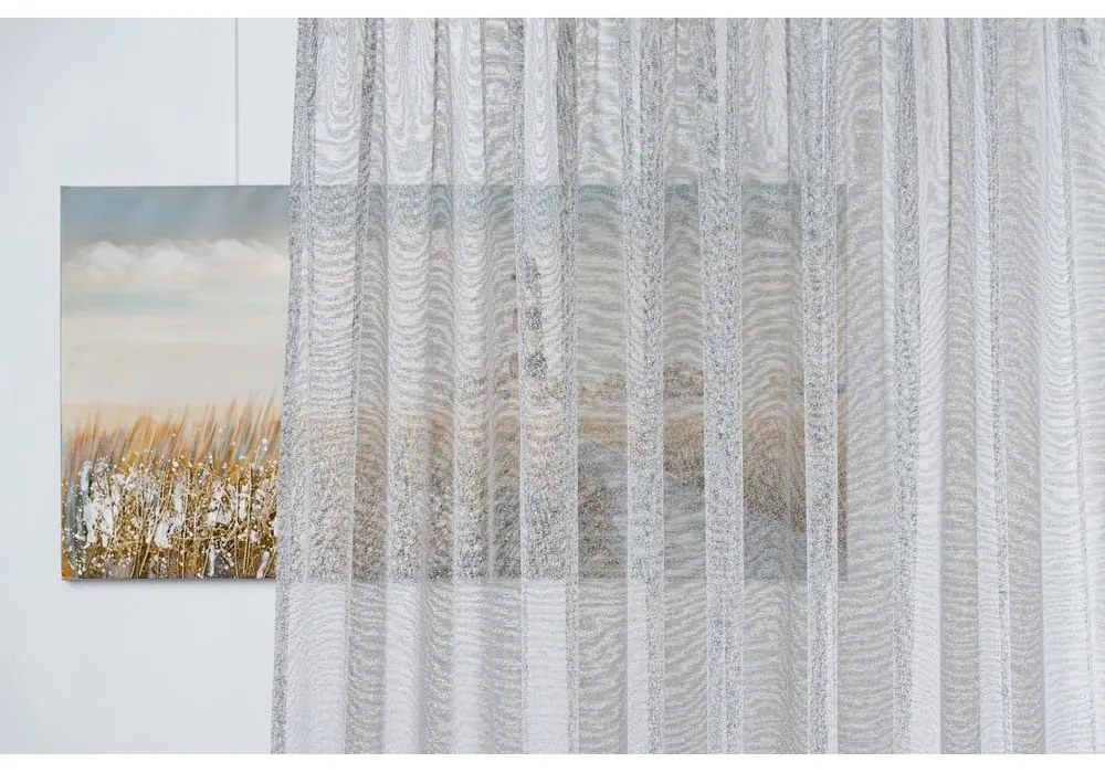 Szara firanka 300x245 cm Carmine – Mendola Fabrics