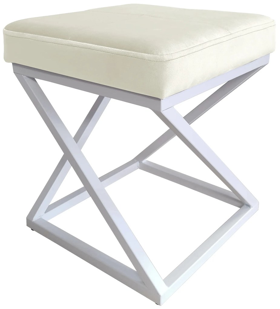 Pufa ZOA LOFT podstawa biała MG50