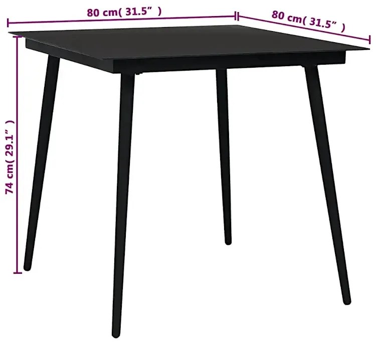 Nowoczesny zestaw mebli jadalnianych do ogrodu P1-L67