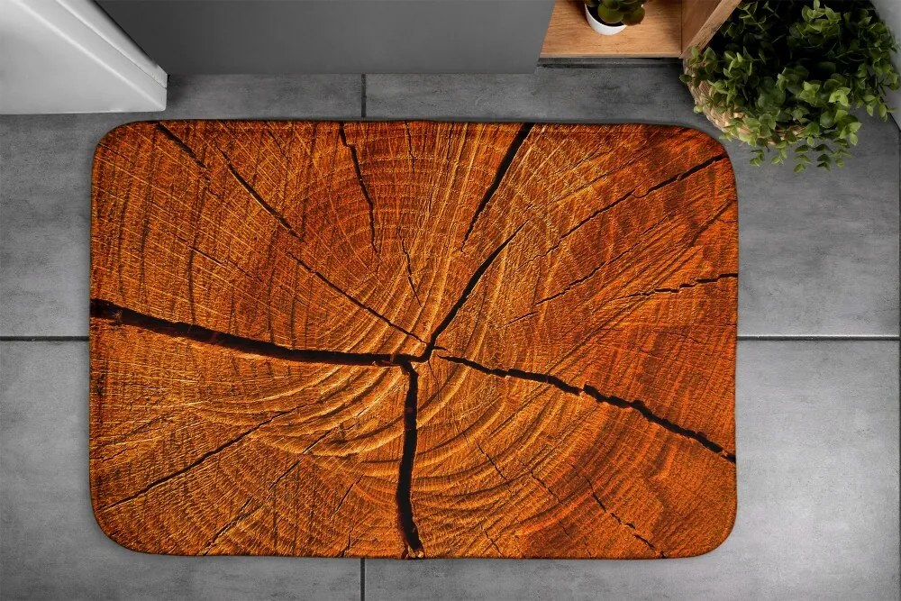 Dywanik łazienkowy antypoślizgowy Dywanik łazienkowy antypoślizgowy Pień Drzewo
