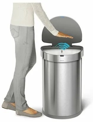 Bezdotykowy kosz na śmieci Simplehuman, 45 l